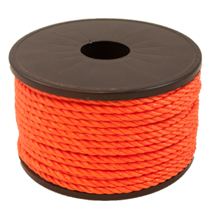 Corde polypro orange 4mm L.50m